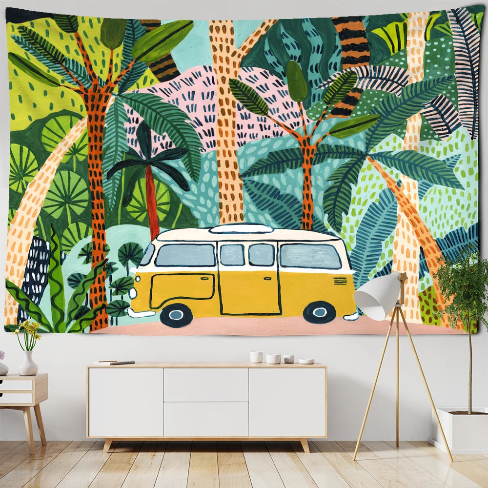 Tenture murale Tropicale Déco-exotique.fr