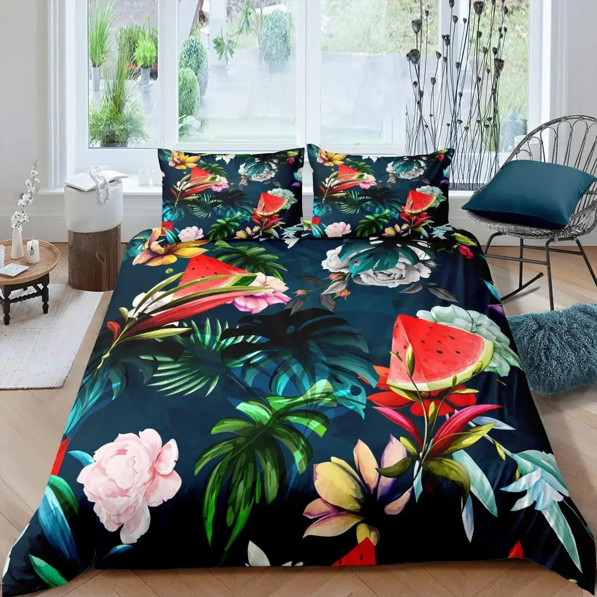 Housse de couette Tropical Barbade Déco-exotique.fr