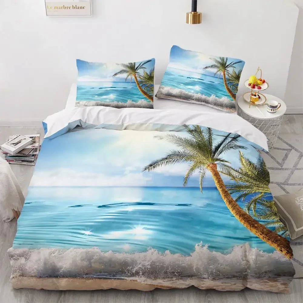 Housse de couette Ambiance Tropicale Déco-exotique.fr