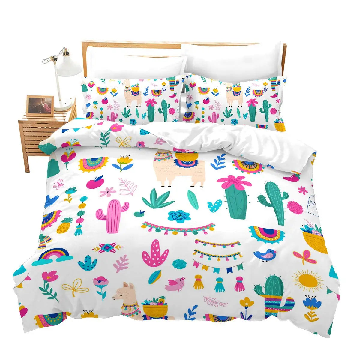 Housse de Couette Lama - Déco-exotique.fr