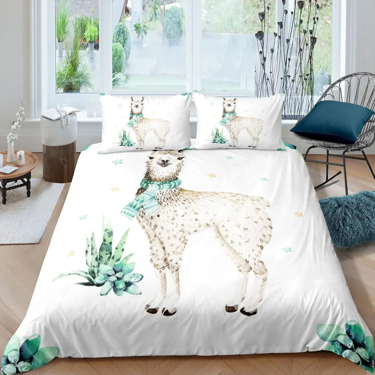 Housse de Couette Lama - Déco-exotique.fr
