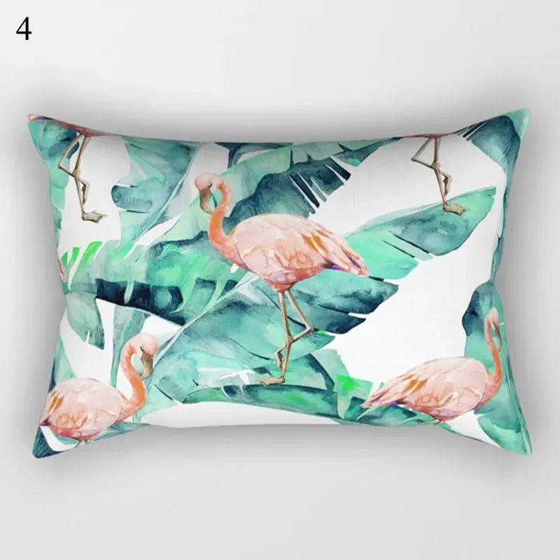 Coussin Rectangulaire Tropical- Déco Exotique