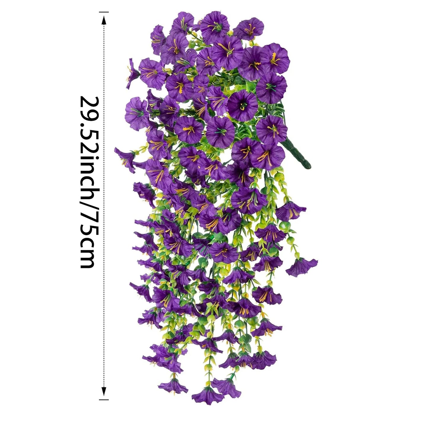 Fleur Artificielle Tombante Violette- Déco Exotique