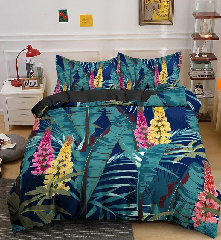 Housse de Couette Tropical Equatorial - Déco-exotique.fr