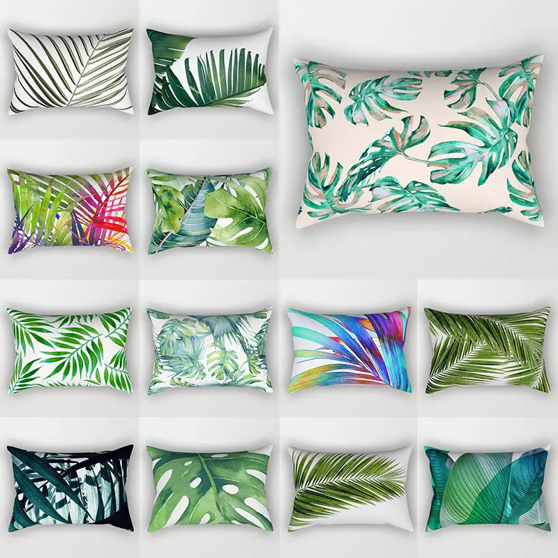 Coussin Rectangulaire Tropical- Déco Exotique