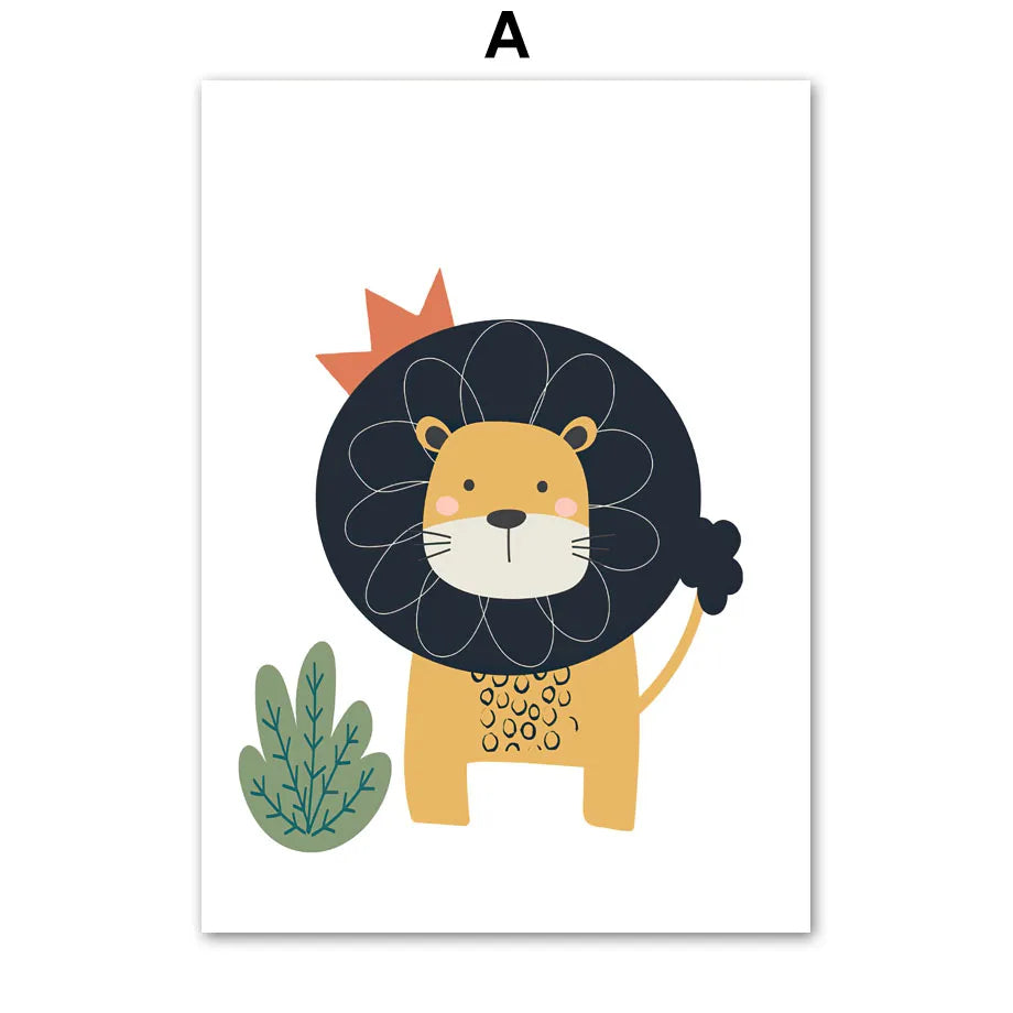 Affiche Savane Enfant