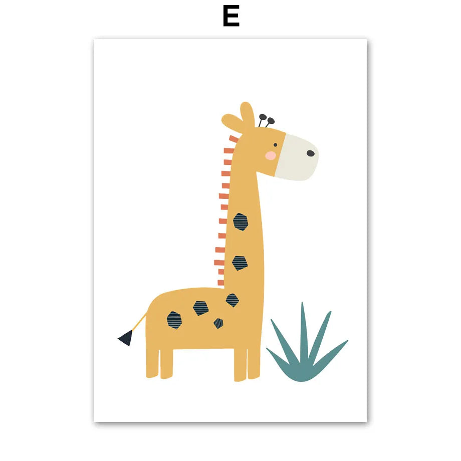 Affiche Savane Enfant