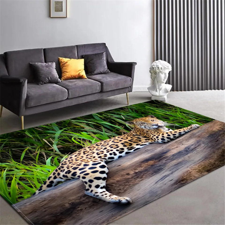 Tapis Léopard Jungle- Déco Exotique