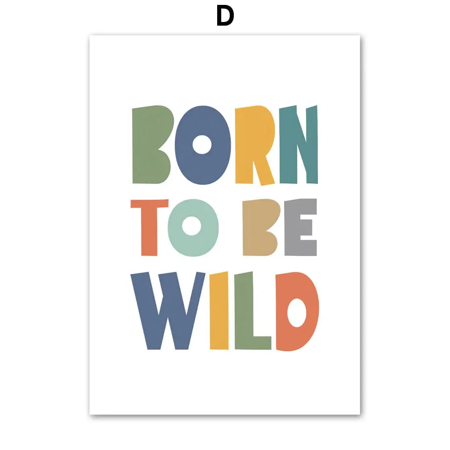 Affiche Savane Enfant