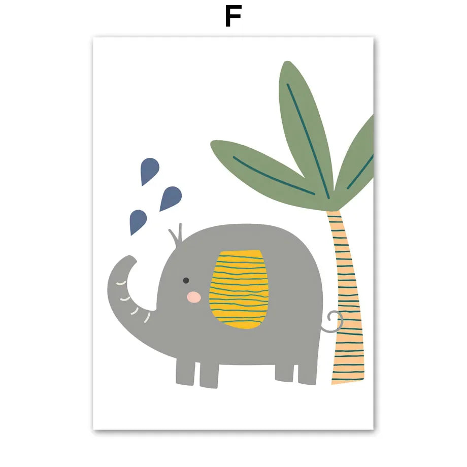 Affiche Savane Enfant