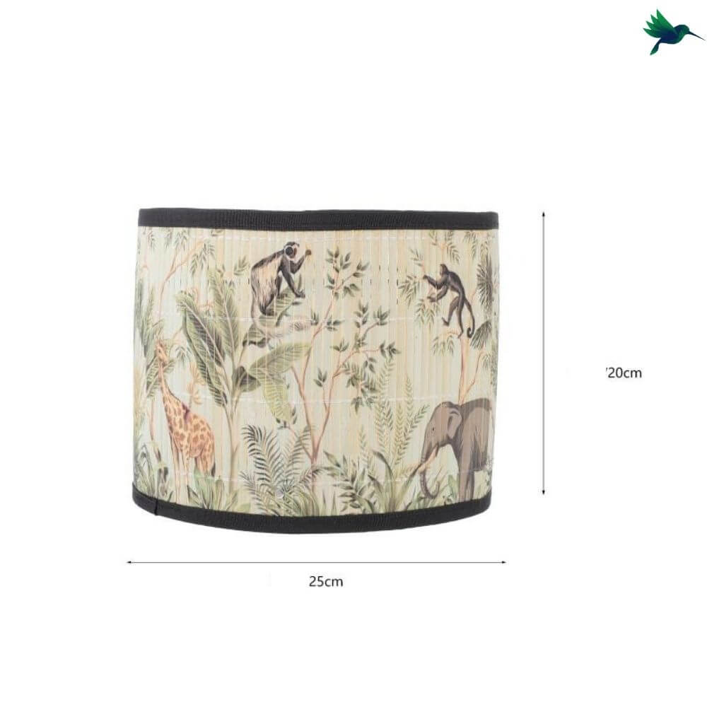 Abat jour Imprimé Jungle Déco-exotique.fr