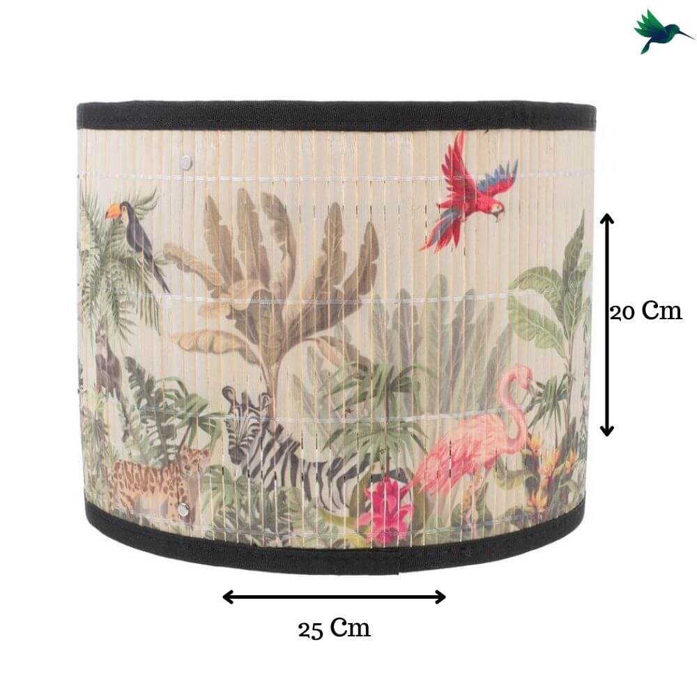 Abat-Jour Bambou Savane Déco-exotique.fr