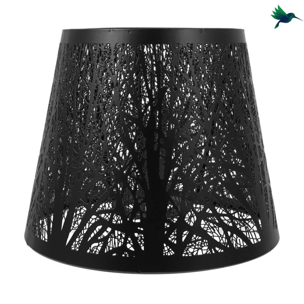 Abat-Jour Métal Vintage Cage Diamant Noir - Abat-Jour Industriel 20x20x19 Cm Pour Plafonnier Ou Suspension