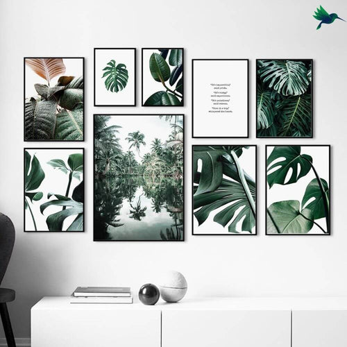 Affiche Feuillage Jungle Déco-exotique.fr