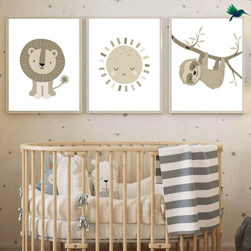 Affiche Jungle Bébé Déco-exotique.fr