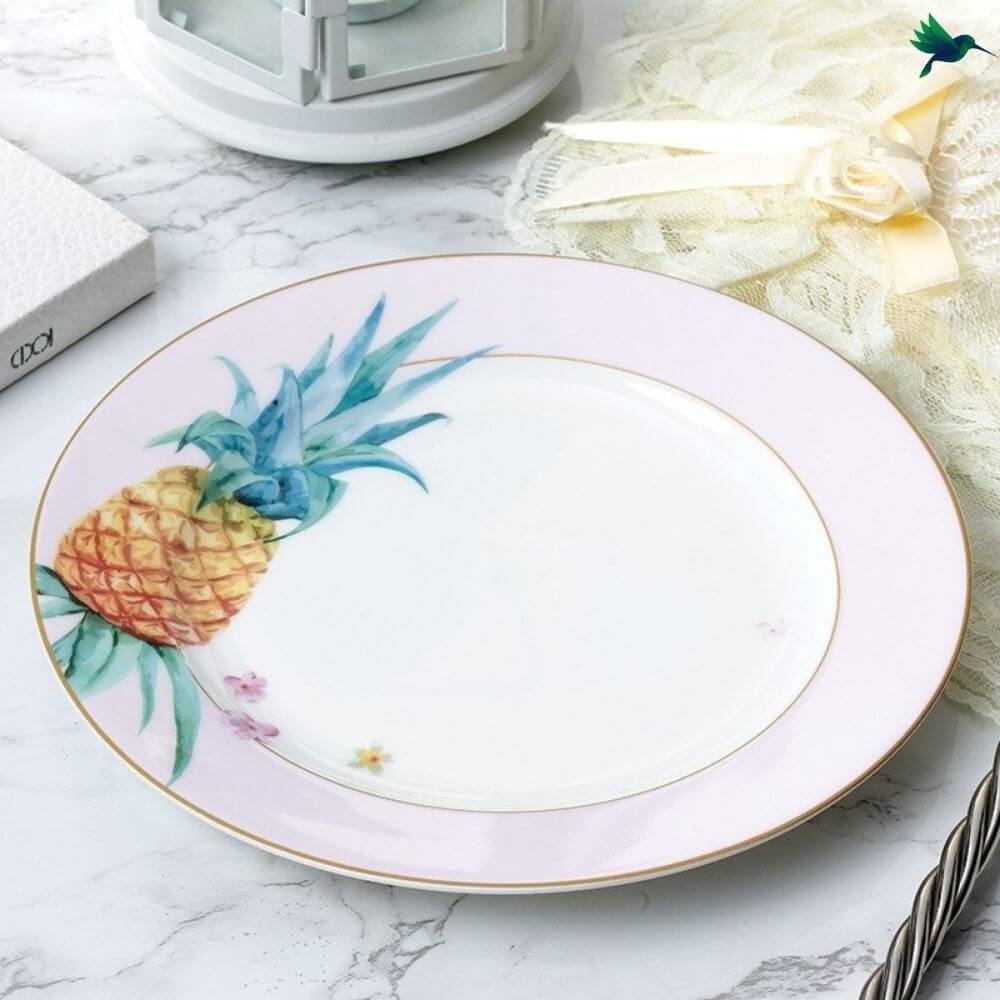 Assiette Décor Tropical Déco-exotique.fr