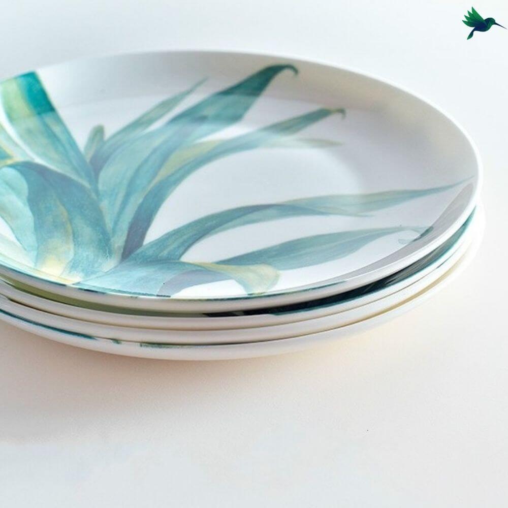 Assiette Motif Tropical Déco-exotique.fr