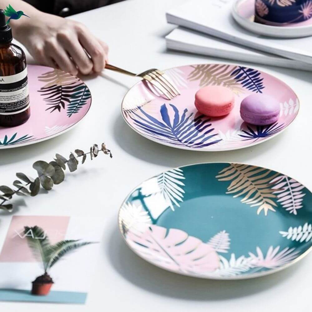 Assiette Thème Tropical Déco-exotique.fr