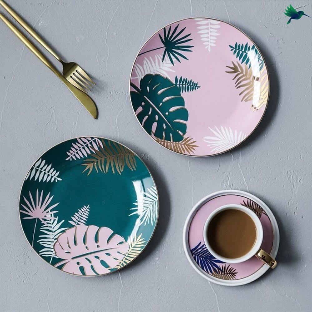 Assiette Thème Tropical Déco-exotique.fr