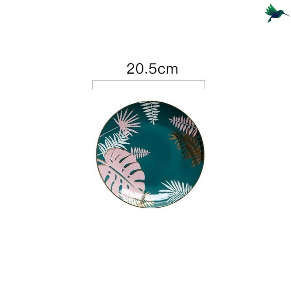 Assiette Thème Tropical Déco-exotique.fr