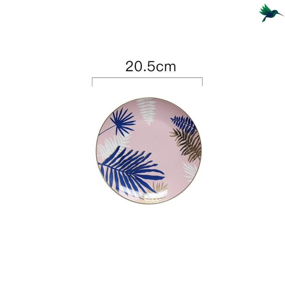 Assiette Thème Tropical Déco-exotique.fr