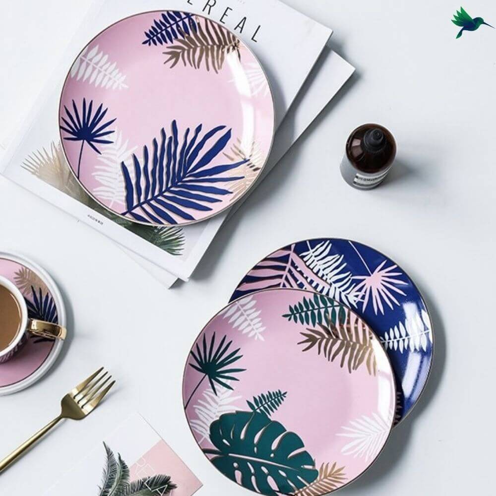 Assiette Thème Tropical Déco-exotique.fr