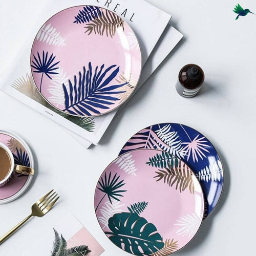 Assiette Thème Tropical Déco-exotique.fr