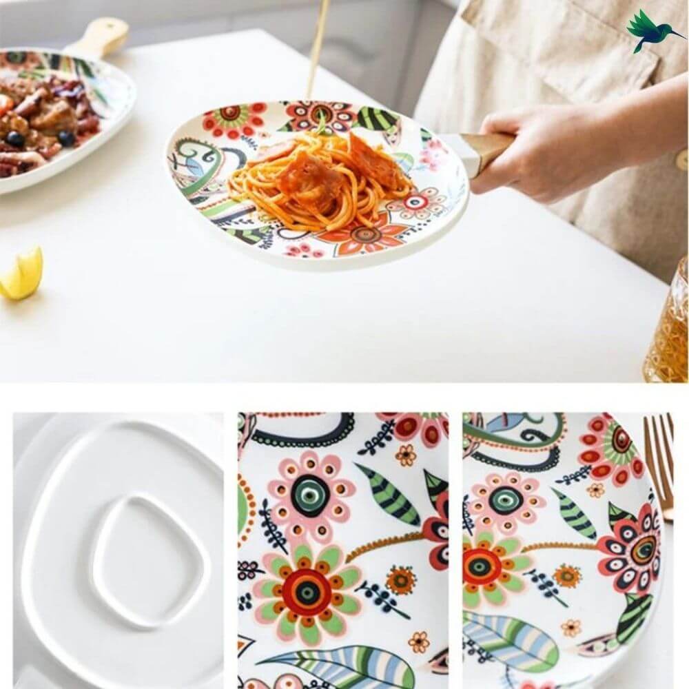 Assiette Tropicale Originale Déco-exotique.fr
