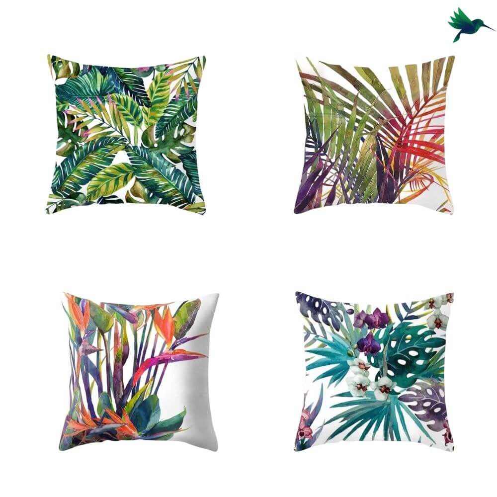 Coussin Jungle Amazonie - Déco-exotique.fr