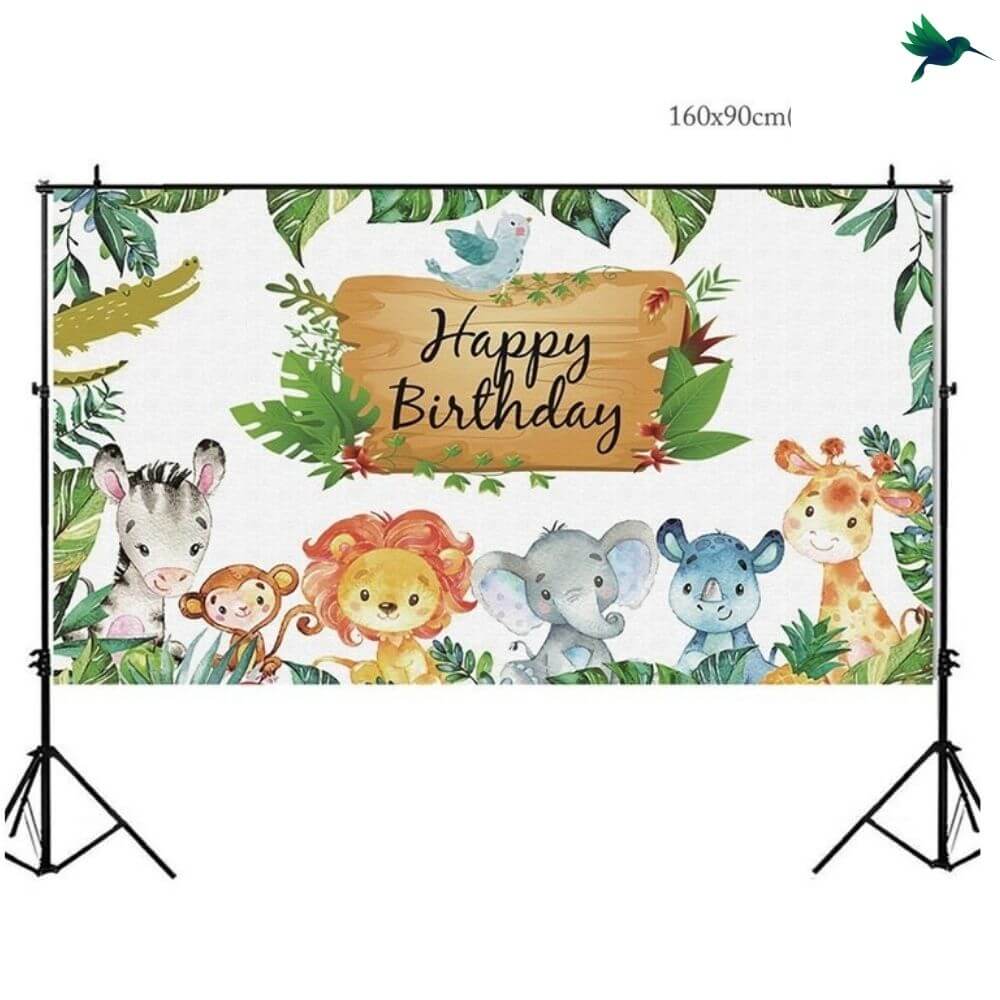 Déco Anniversaire Safari Déco-exotique.fr