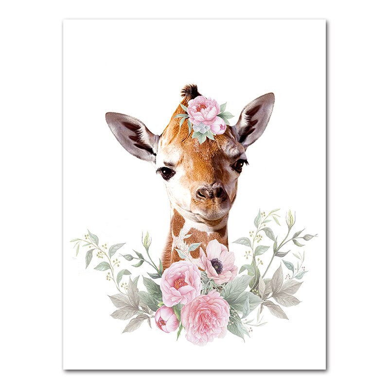 Affiche murale Animaux de la Jungle Déco-exotique.fr
