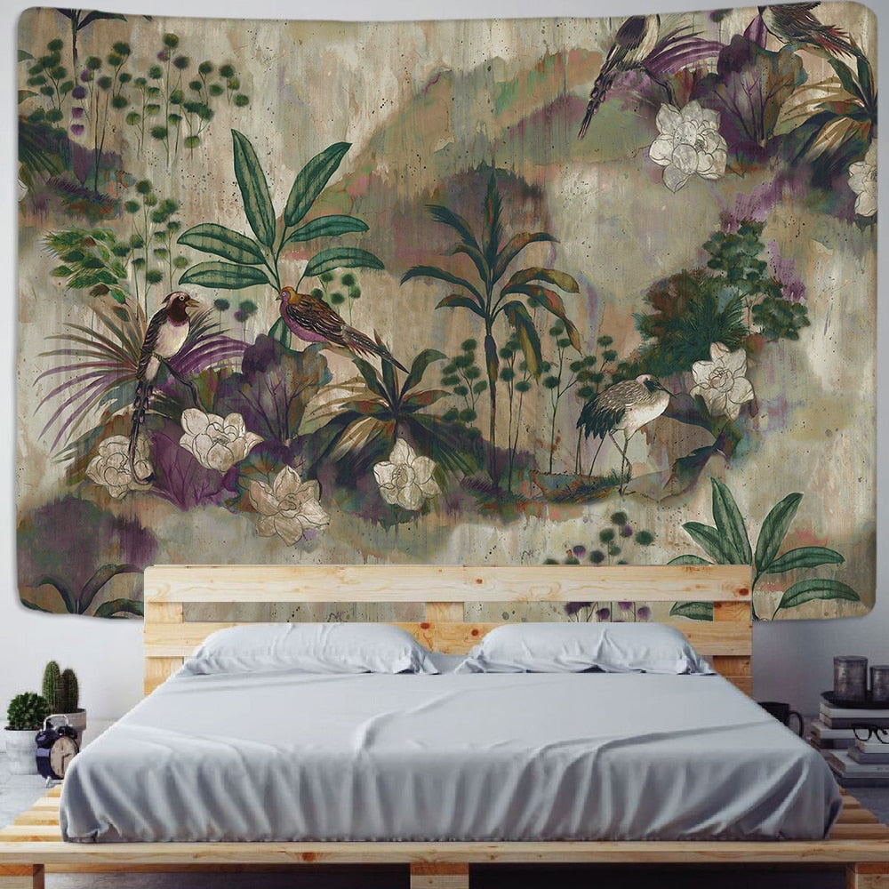 Tenture Murale Jungle Florissante Déco-exotique.fr