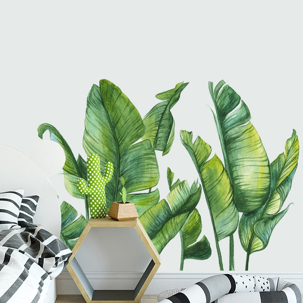 Autocollant Feuille de Bananier Déco-exotique.fr