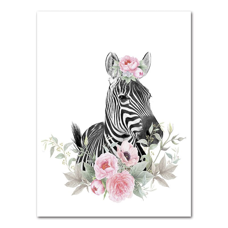 Affiche murale Animaux de la Jungle Déco-exotique.fr