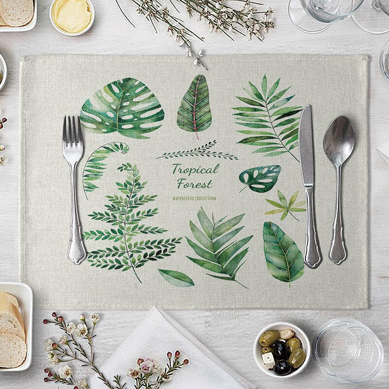 Set de table Tropical lin & coton Déco-exotique.fr
