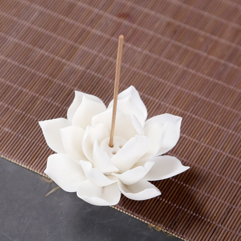 Brûleur d'encens Fleur de Lotus Déco-exotique.fr