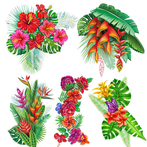Stickers Fleurs Exotiques Déco-exotique.fr