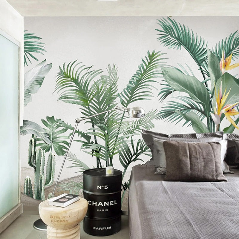 Papier peint Jungle Pastel Déco-exotique.fr