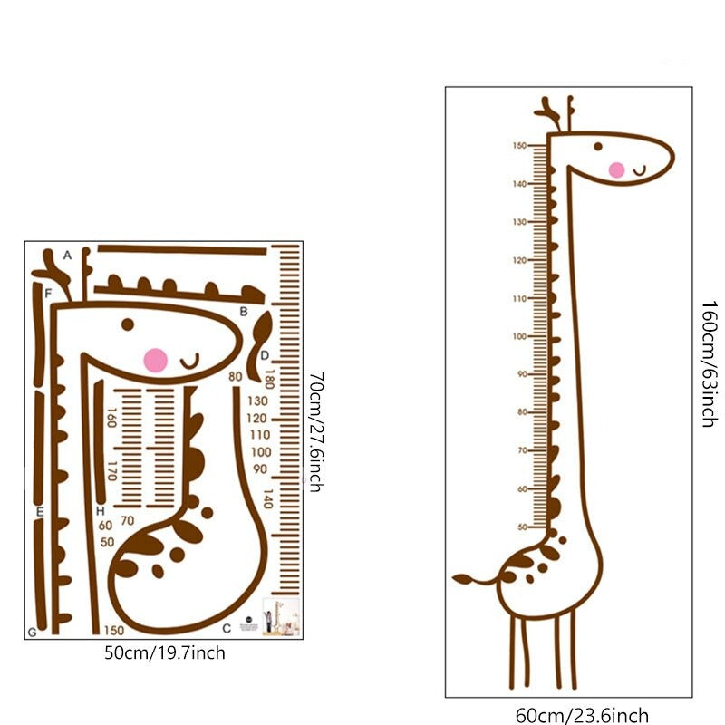 Stickers Girafe Toise Déco-exotique.fr