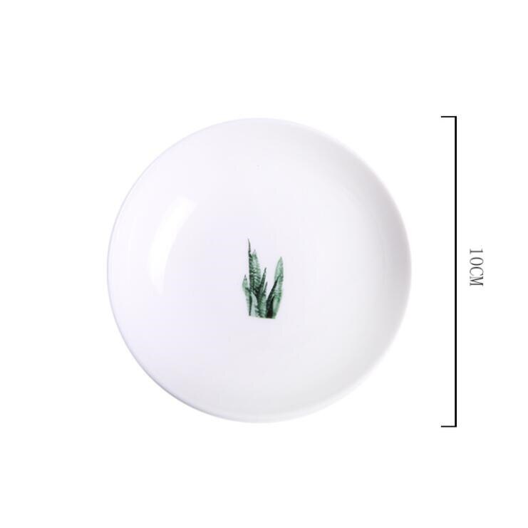 Petite soucoupe motif tropical Déco-exotique.fr