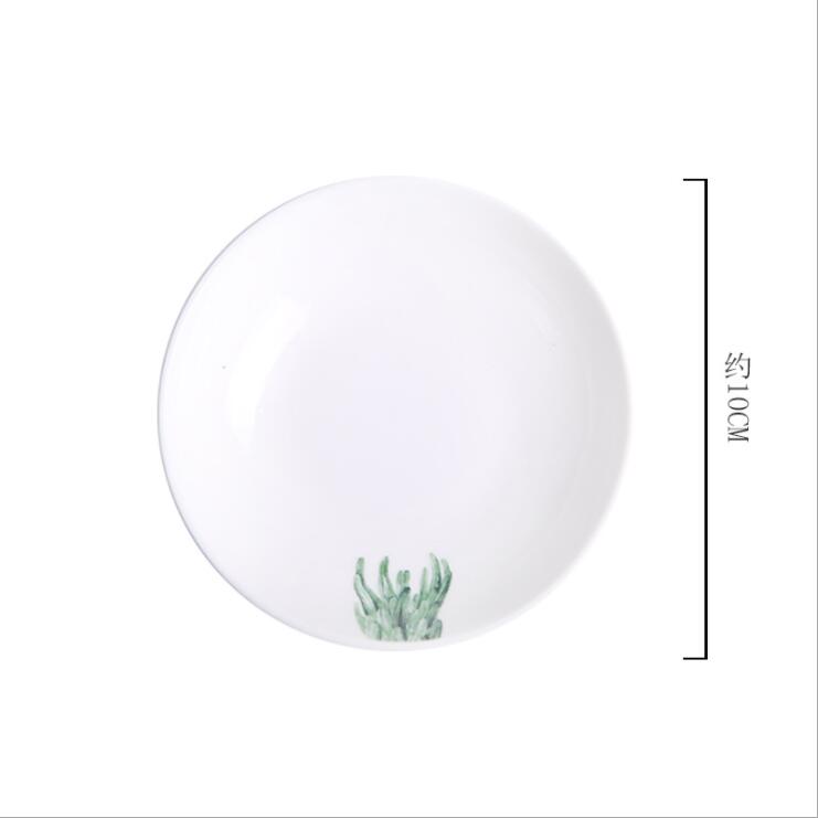 Petite soucoupe motif tropical Déco-exotique.fr