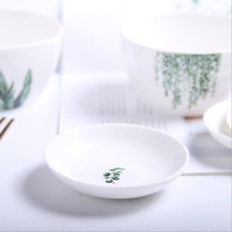 Petite soucoupe motif tropical Déco-exotique.fr