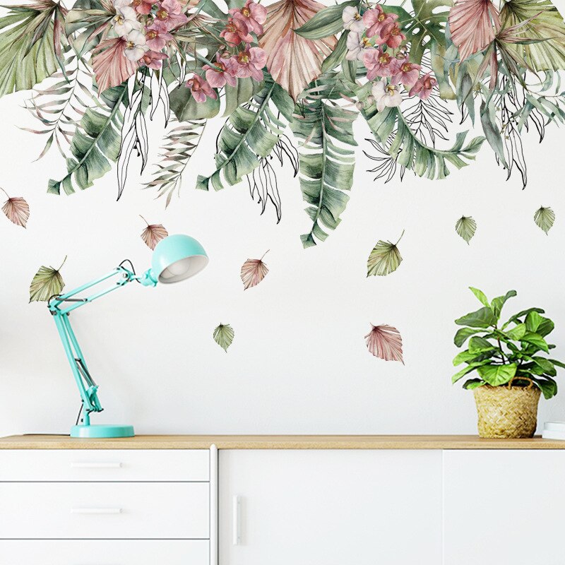 Stickers muraux Feuilles Tropicales Déco-exotique.fr