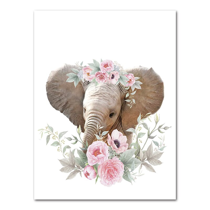 Affiche murale Animaux de la Jungle Déco-exotique.fr