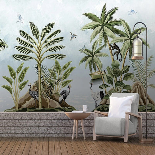 Papier peint Panoramique Jungle Tropicale Déco-exotique.fr
