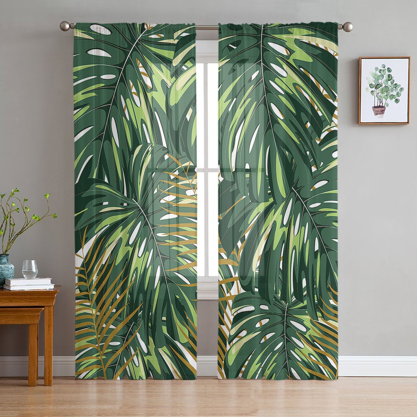 Voilage Jungle Plante Tropicale Déco-exotique.fr