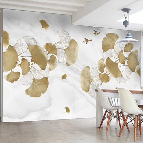 Papier peint Ginkgo Déco-exotique.fr