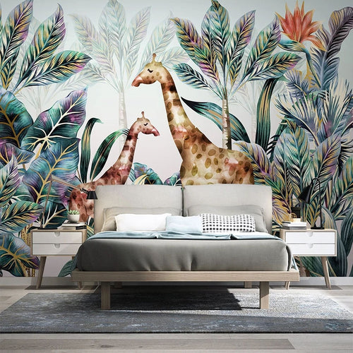 Papier peint Savane Jungle Déco-exotique.fr