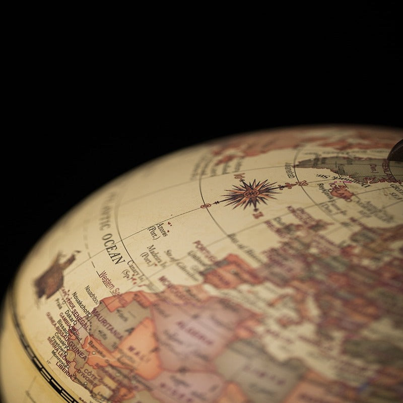 Globe terrestre Déco vintage Déco-exotique.fr