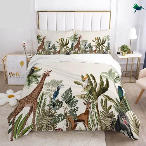 Housse de Couette Jungle Chi Phat - Déco-exotique.fr
